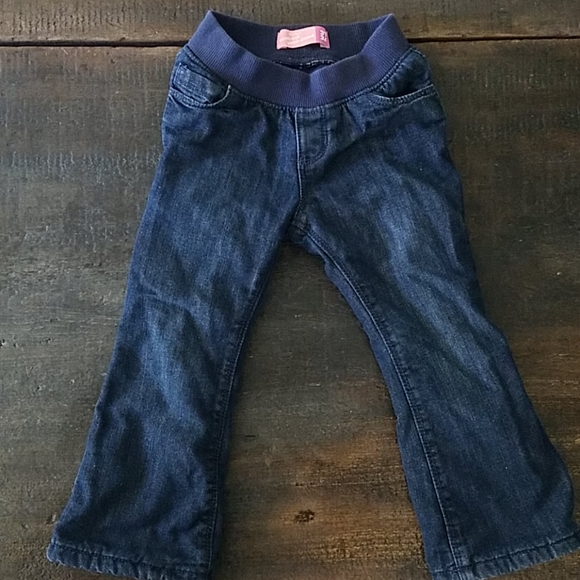 old navy lined jeans